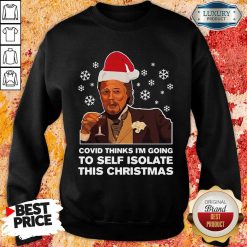 Leonardo Dicaprio Covid Thinks I’M Going To Self Isolate This Christmas Sweatshirt-Design By Soyatees.com
