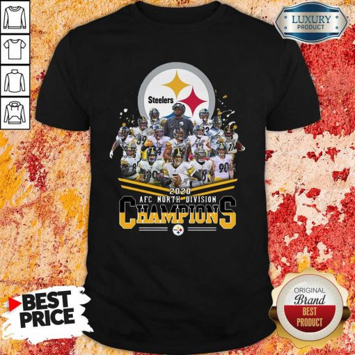 Pittsburgh Steelers 2020 Afc North Division Signatures Shirt - Desisn By Soyatees.com