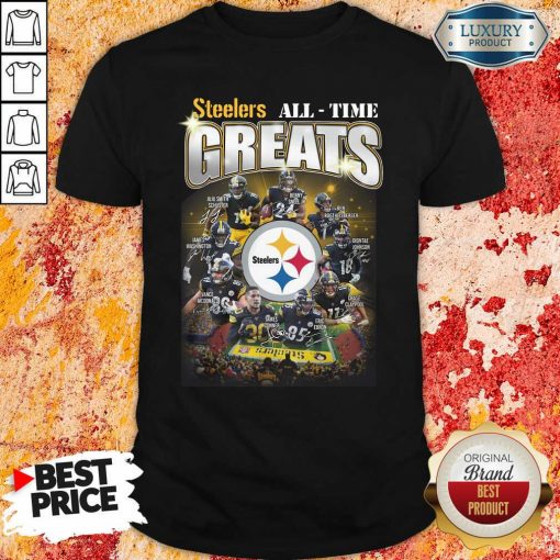Pittsburgh Steelers Team Football All Time Greats Signatures Shirt - Desisn By Soyatees.com