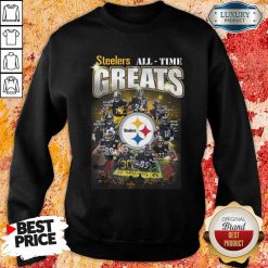 Pittsburgh Steelers Team Football All Time Greats Signatures Sweatshirt - Desisn By Soyatees.com