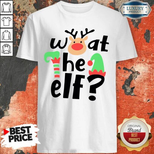 Reindeer What The Elf Christmas Shirt-Design By Soyatees.com