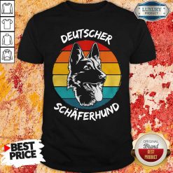 Vintage Deutscher Schäferhund Dog Funny Shirt-Design By Soyatees.com