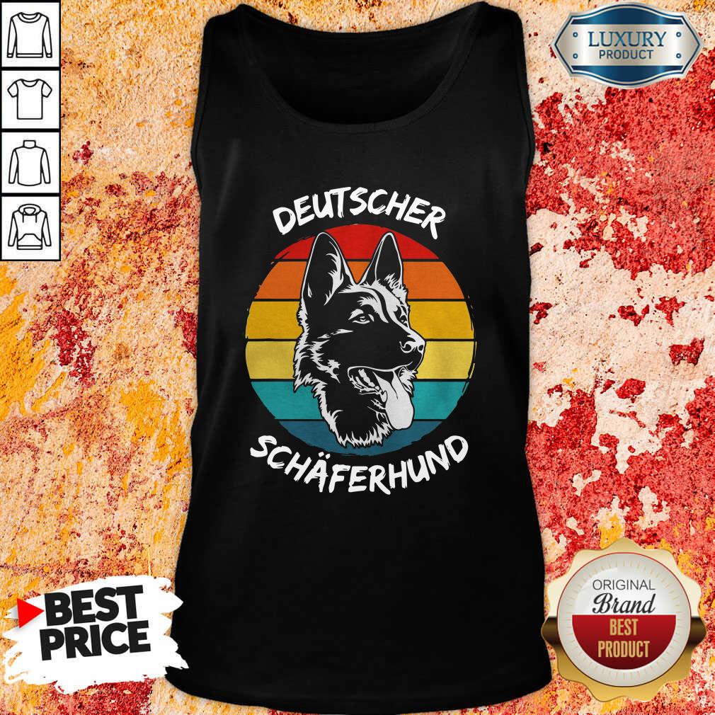  Vintage Deutscher Schäferhund Dog Funny Shirt-Design By Soyatees.com