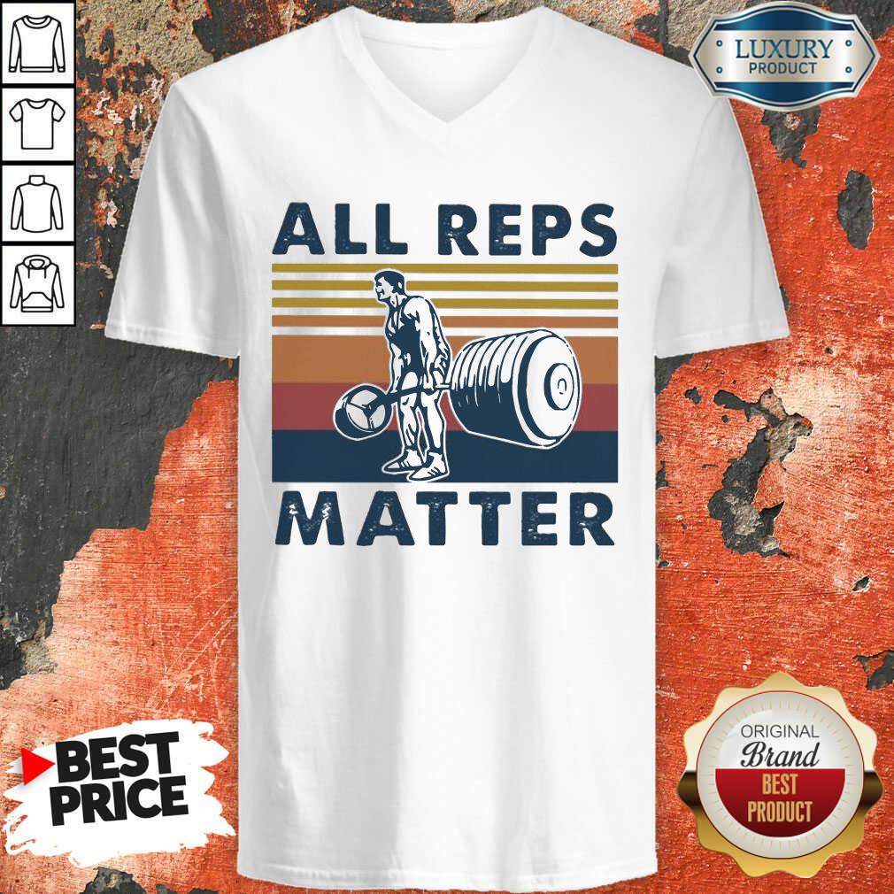  All Reps Matter Vintage V-neck-Design By Soyatees.com