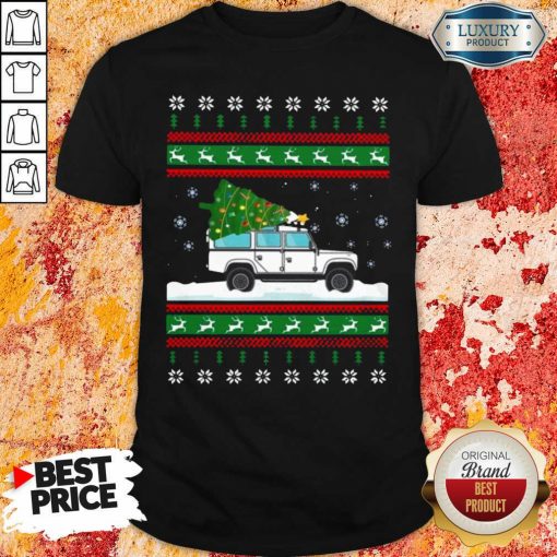 Defender Christmas Tree Ugly Shirt-Design By Soyatees.com