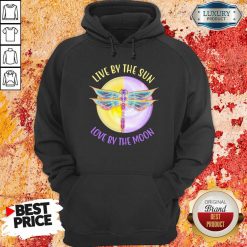 Live By The Sun Love By The Moon Hoodie-Design By Soyatees.com