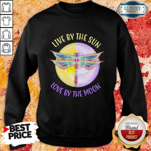 Live By The Sun Love By The Moon SWeatshirt-Design By Soyatees.com