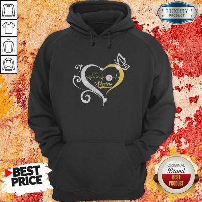 Steelers Butterflies Heart Beat Hoodie-Design By Soyatees.com