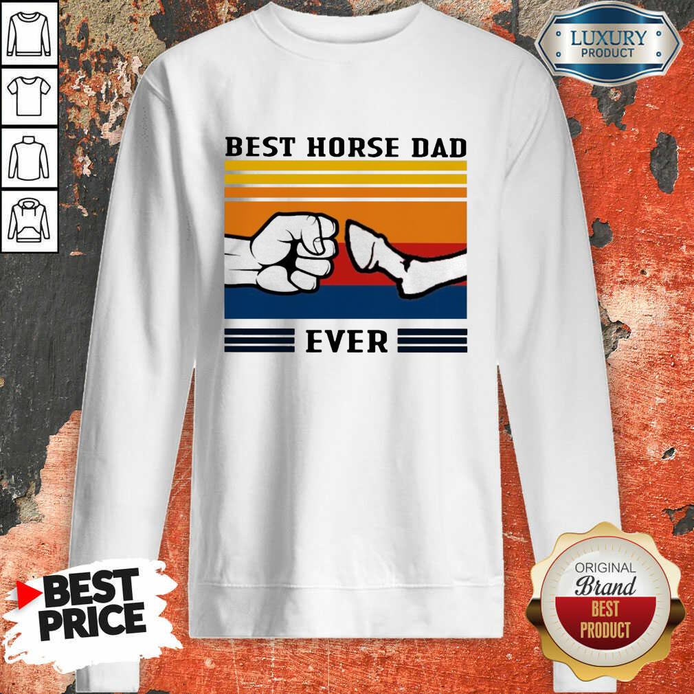 Best Horse Dad Ever Vintage Sweatshirt-Design By Soyatees.com