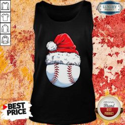 Baseball Santa Hat Christmas Tank Top-Design By Soyatees.com