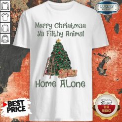 Merry Christmas Ya Filthy Animal Home Alone Christmas Tree Shirt-Design By Soyatees.com
