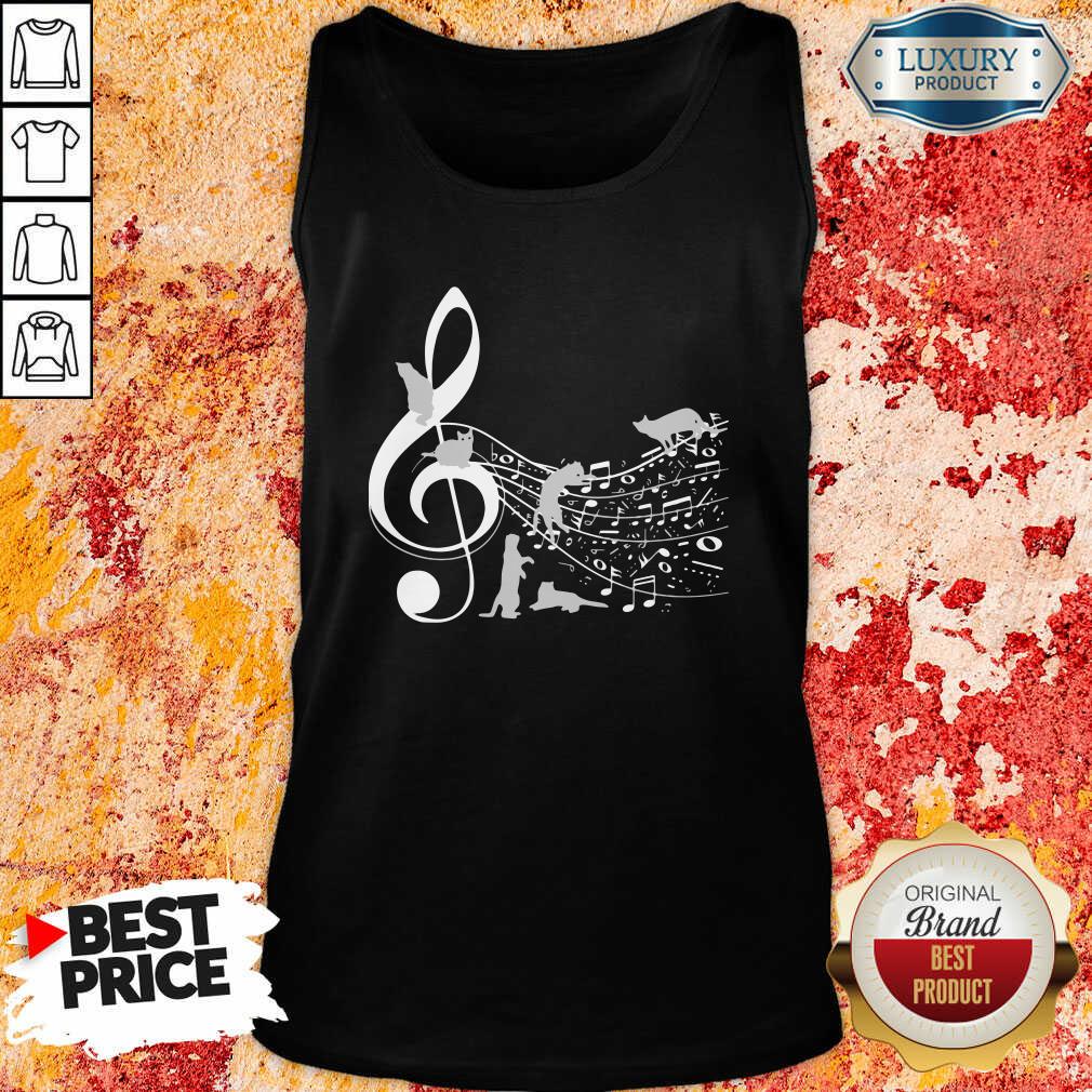  Cat And Note Music Tank Top-Design By Soyatees.com