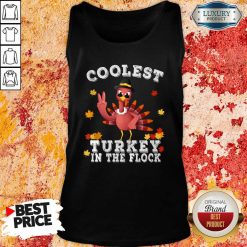 Coolest Turkey In The Flock Happy Thanksgiving Tank Top-Design By Soyatees.com