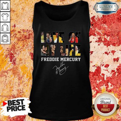 Love Of My Life Freddie Mercury Signature Tank Top-Design By Soyatees.com