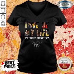 Love Of My Life Freddie Mercury Signature V-neck-Design By Soyatees.com