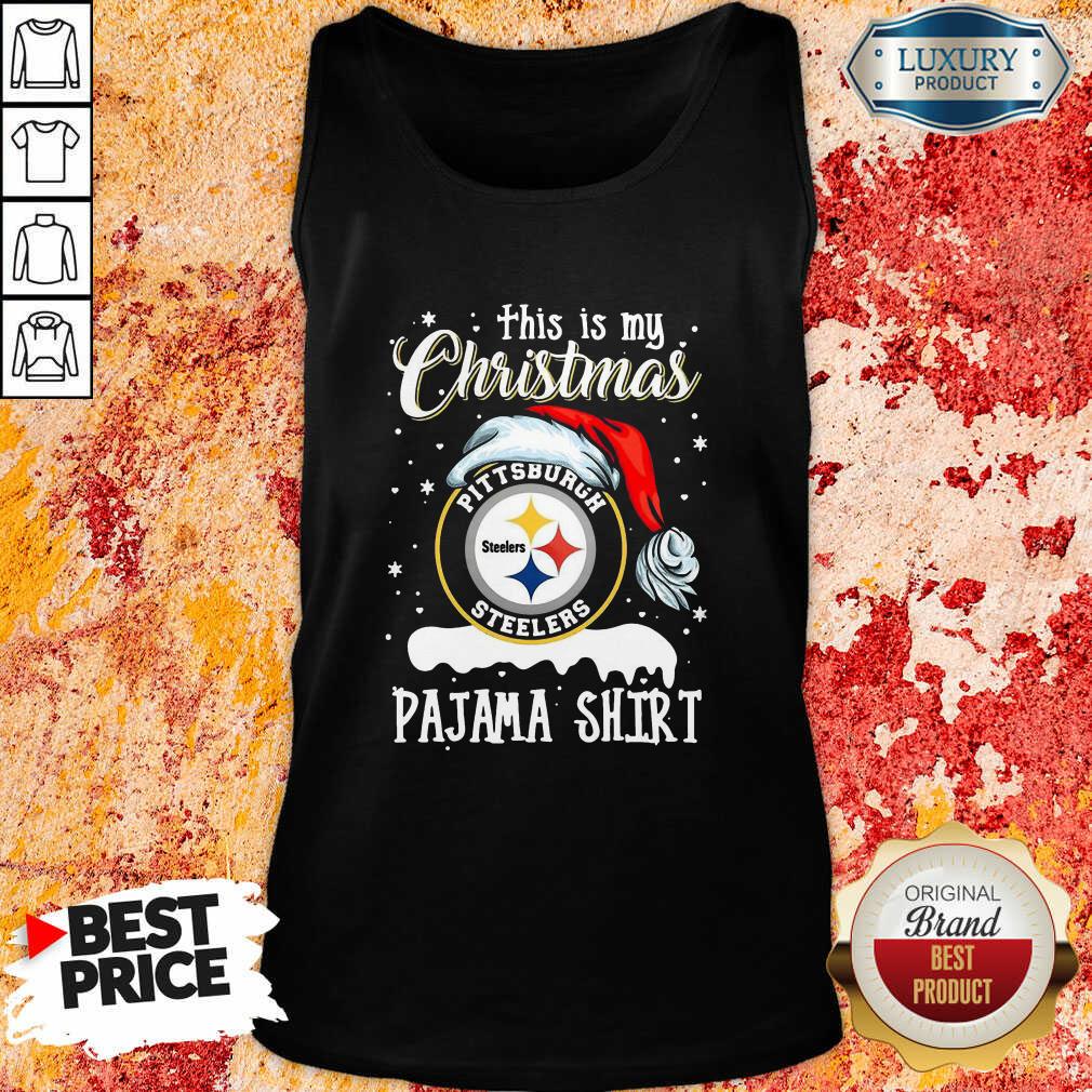  This Is My Christmas Pittsburgh Steelers Pajama Tank Top-Design By Soyatees.com