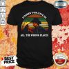 Looking For Love In All The Wrong Places Music Top Vintage Shirt-Design By Soyatees.com