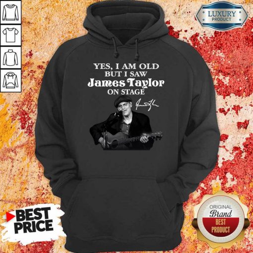 Amused 1 James Taylor On Stage Signature Hoodie