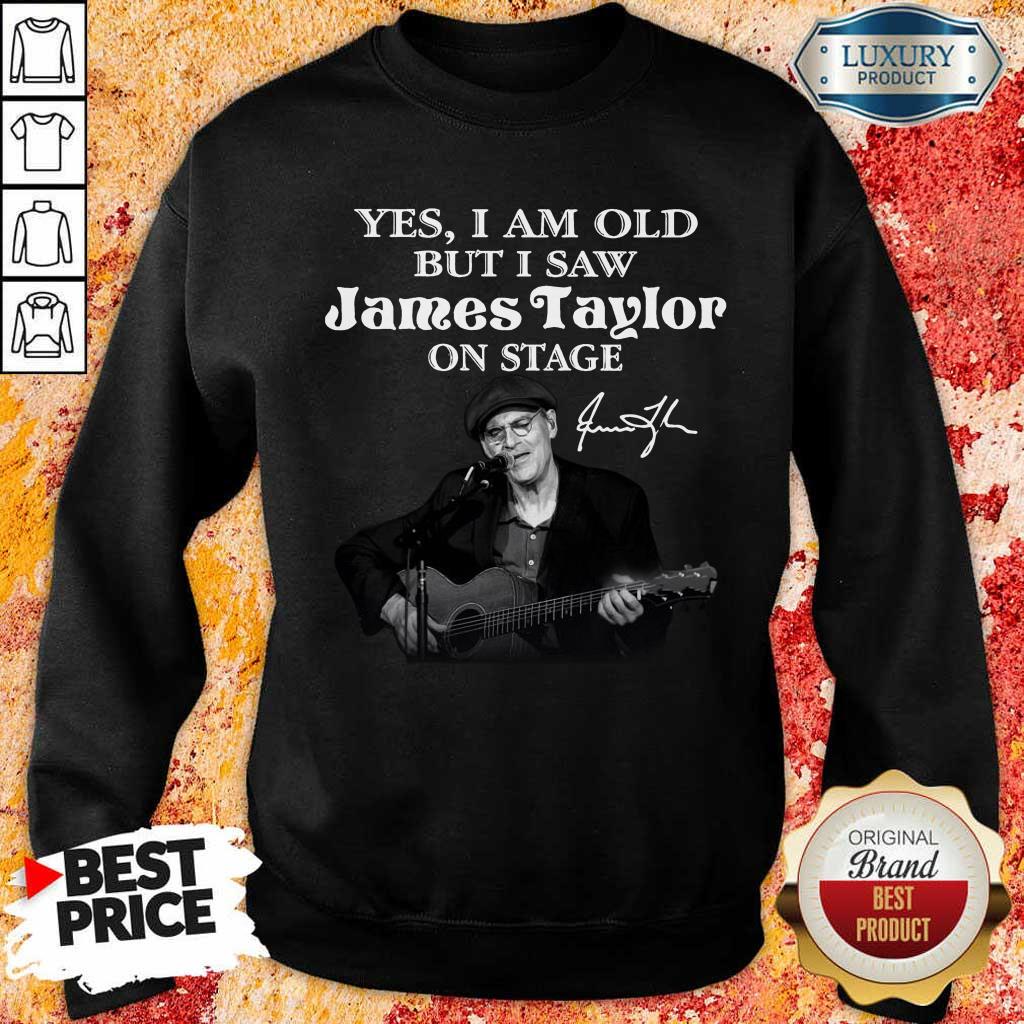 Amused 1 James Taylor On Stage Signature Sweatshirt