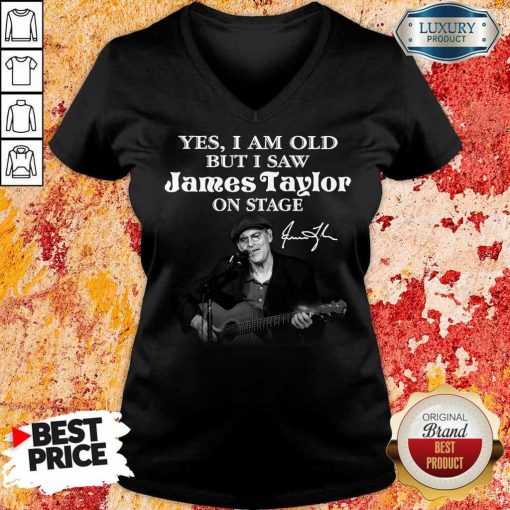 Amused 1 James Taylor On Stage Signature V-neck