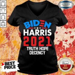 Angry Biden Harris 2021 Truth Hope V-neck