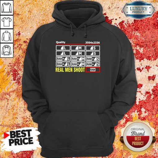 Cross Photographer Quality 5 Real Men Shoot Hoodie - Design by Soyatees.com