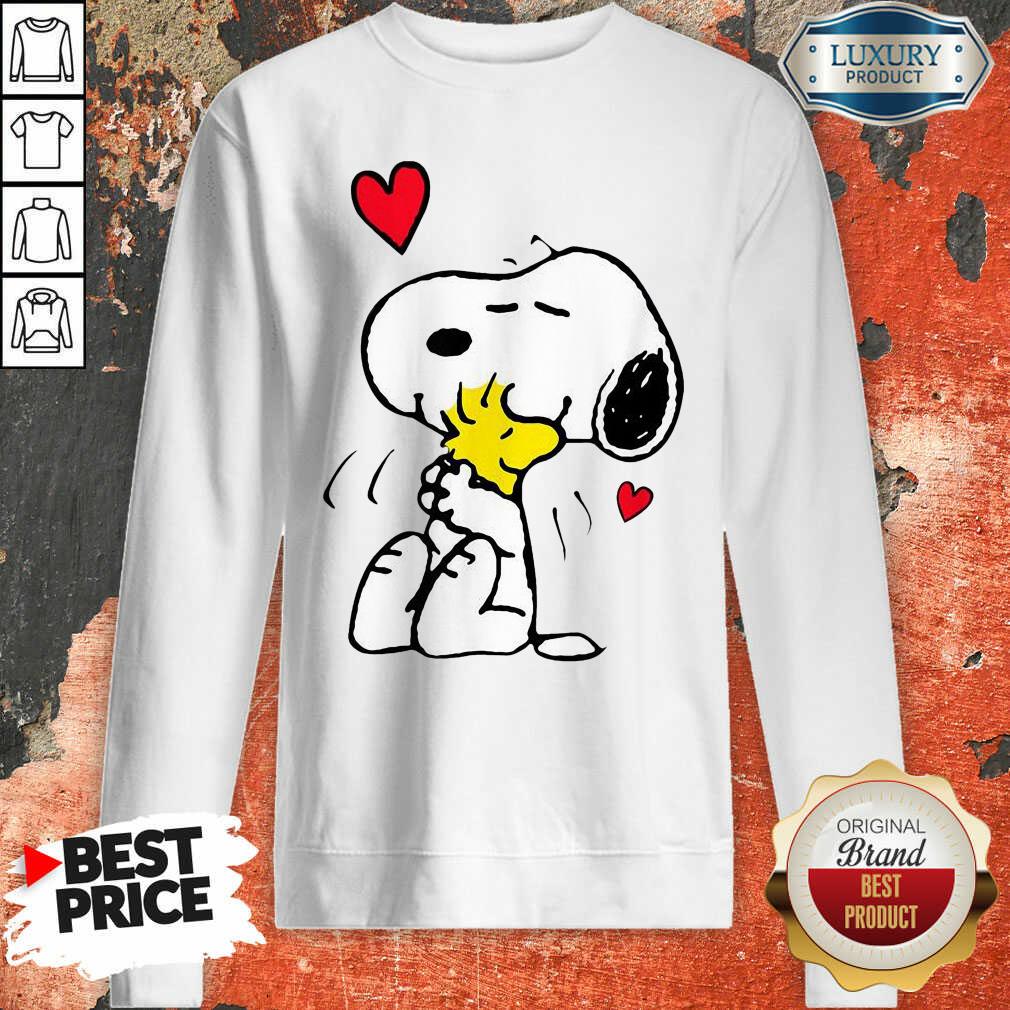 Snoopy Hug Woodstock Valentines Day Sweatshirt - Desisn By Soyatees.com
