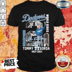 Horrified LA Dodgers World Series Champions 2 Tommy Lasorda Shirt - Design by Soyatees.com