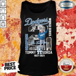 Horrified LA Dodgers World Series Champions 2 Tommy Lasorda Tank Top - Design by Soyatees.com