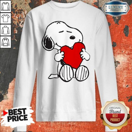 Snoopy Hug Heart Valentines Day Sweatshirt - Desisn By Soyatees.com