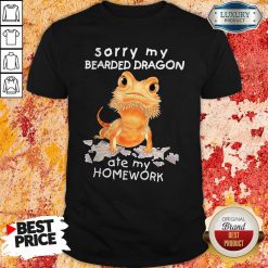 Sorry My Bearded Dragon Ate My Homework Shirt - Desisn By Soyatees.com