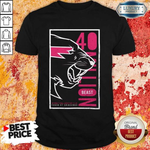 Jaded Mr Beast 40 Million Merch Shirt - Design by Soyatees.com
