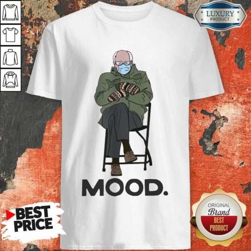 Relaxed Bernie Sanders 10 Mood Shirt - Design by Soyatees.com