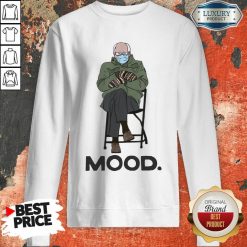 Relaxed Bernie Sanders 10 Mood Sweatshirt - Design by Soyatees.com