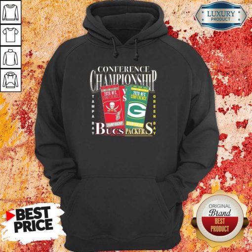 Terrible Green Bay Packers Vs Tampa Bay Buccaneers 2021 NFC Championship Hoodie - Design by Soyatees.com