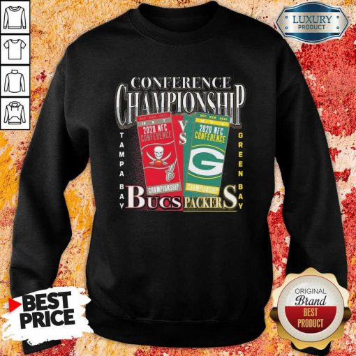 Terrible Green Bay Packers Vs Tampa Bay Buccaneers 2021 NFC Championship Sweatshirt - Design by Soyatees.com