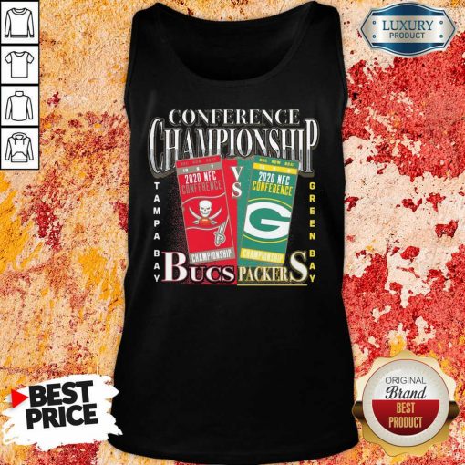 Terrible Green Bay Packers Vs Tampa Bay Buccaneers 2021 NFC Championship Tank Top - Design by Soyatees.com