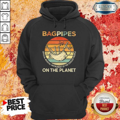 Bagpipes Musical Instrument 4 On The Planet Hoodie - Design by Soyatees.com