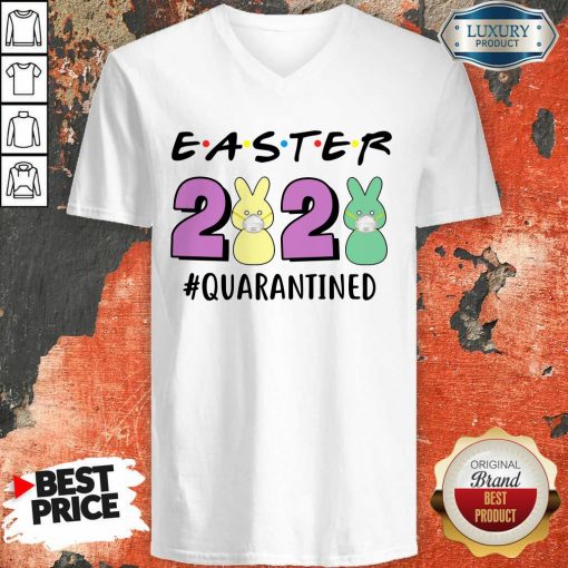 Excellent Super Easter 2020 Quarantined V-neck