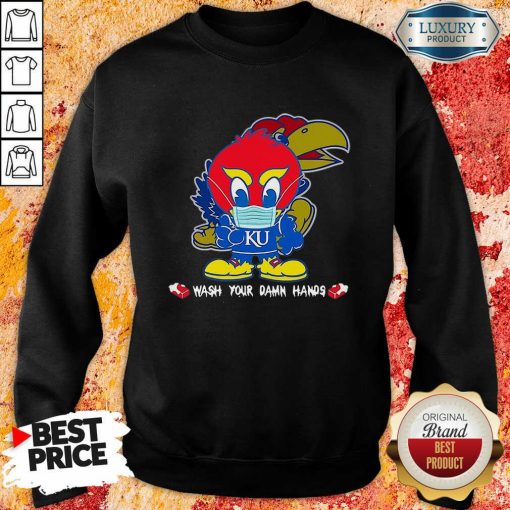 Hot Kansas Jayhawks Damn Hands Covid-19 Sweatshirt