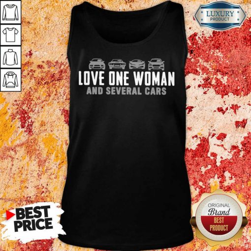 Love One Woman And 1 Several Cars Tank Top - Design by Soyatees.com