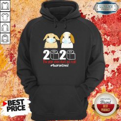 Nice Bunny 2020 The Year When Shit Got Real Hoodie