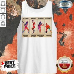 Premium Baseball Be Strong When You Are Weak Horizontal Poster Tank Top