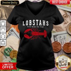 Premium Lobstahs From Down The Caps V-Neck