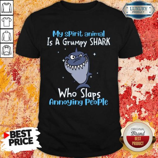 Top My Spirit Animal Is A Grumpy Shark Shirt