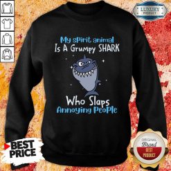 Top My Spirit Animal Is A Grumpy Shark Sweatshirt