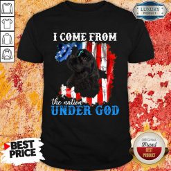 Top Cocker Spaniel American The Nation Under God Shirt