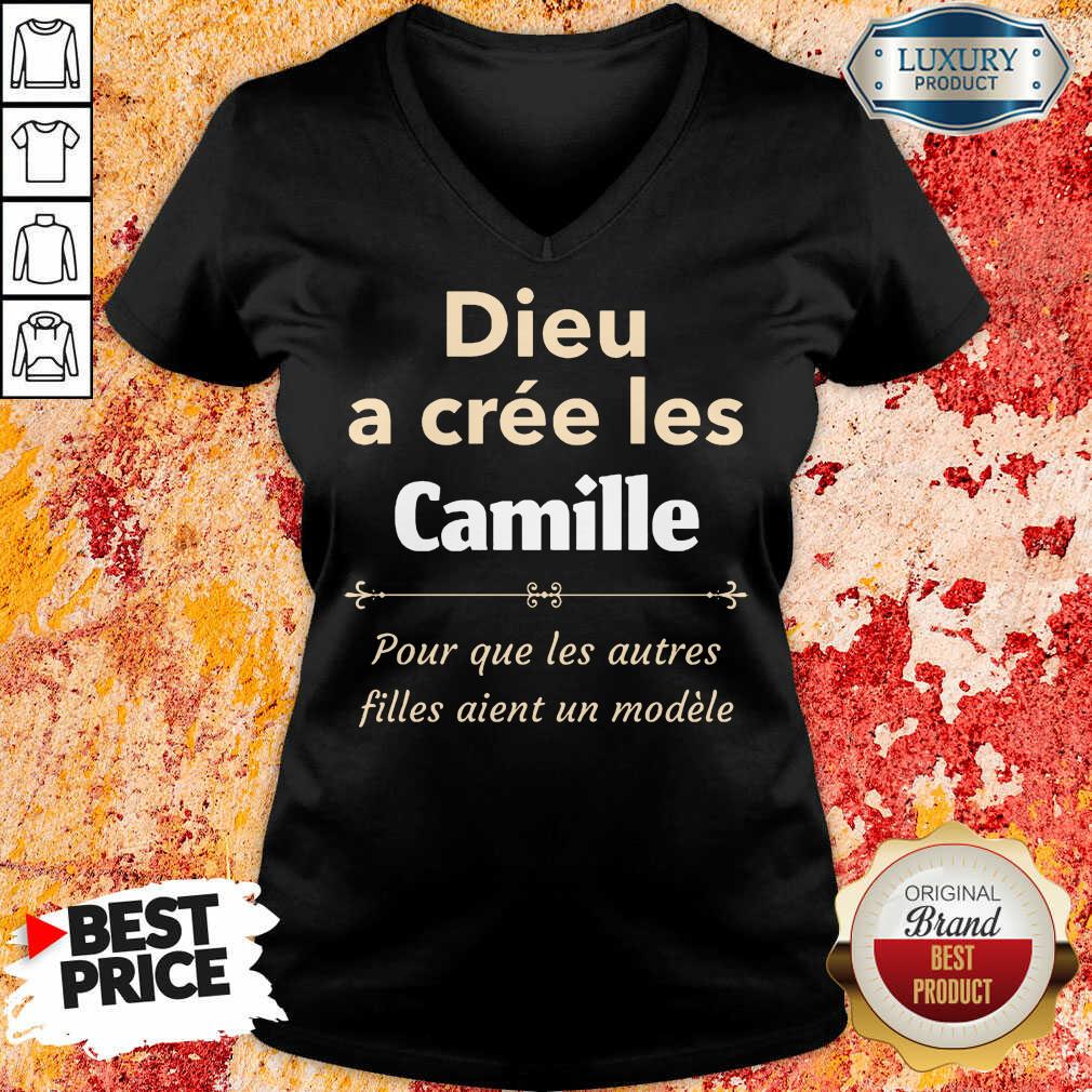 Vip Dieu A Cree Les Camille V-neck