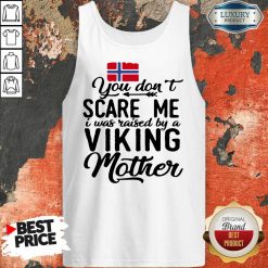 Vip Norwegian Flag Scare Me Viking Mother Tank Top