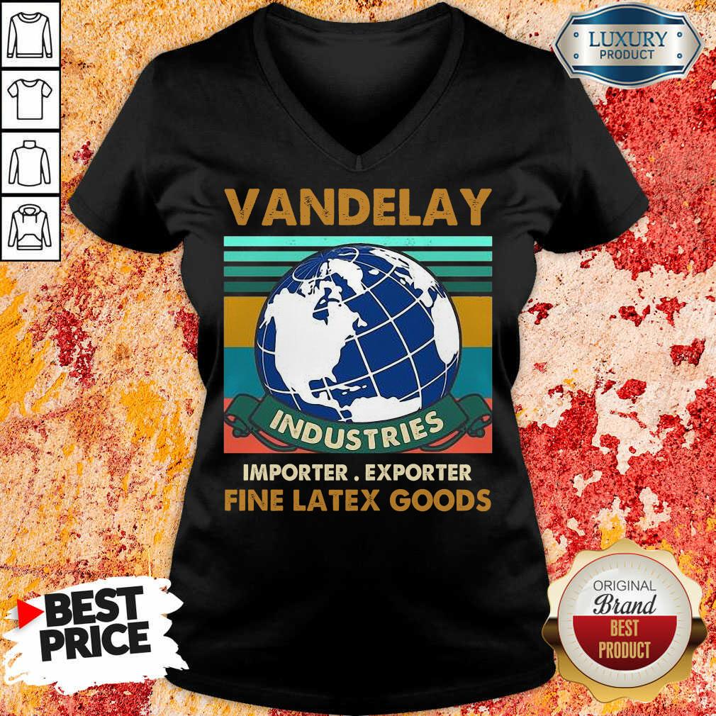 Vip Vandelay Importer Exporter Fine Latex Goods V-neck